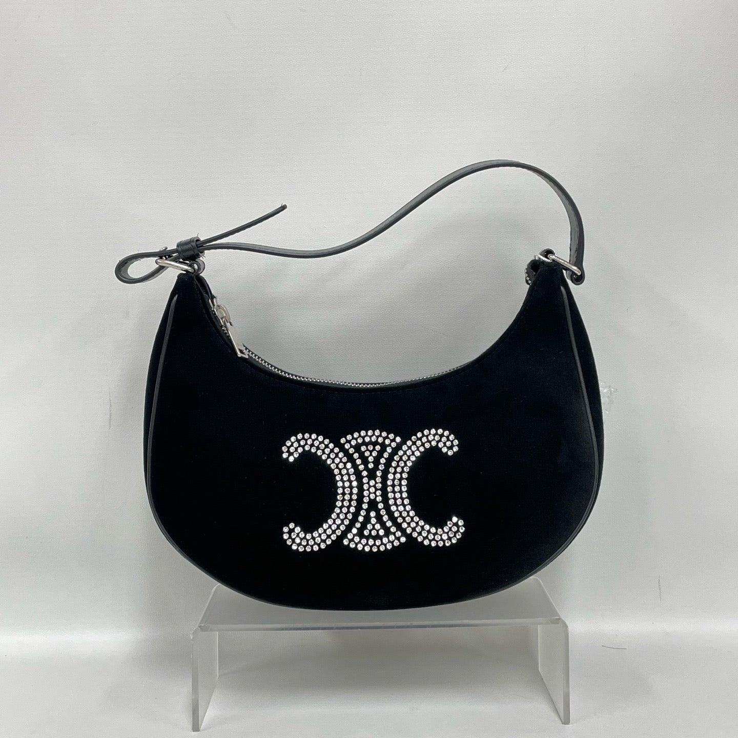 Celine - AVA Triomphe - Velvet - Black - (mini)