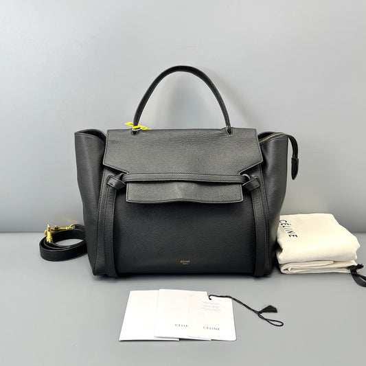 Celine - Belt Bag - Leather - Black