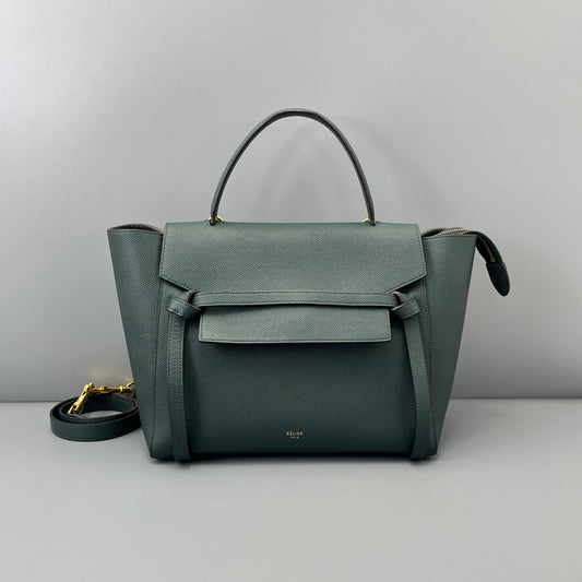 Celine - Belt Bag - Leather - Green