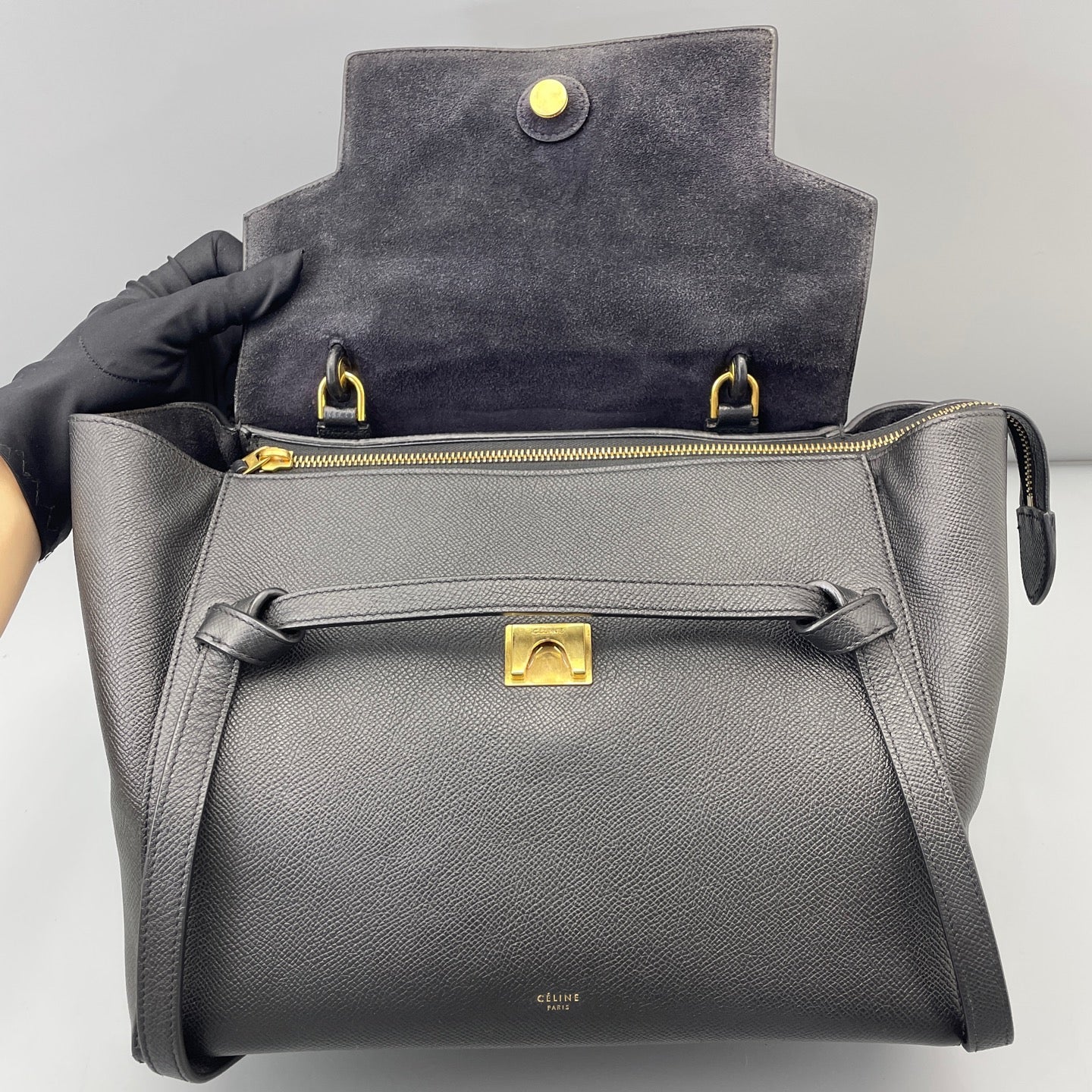 Celine - Belt Bag - Leather - Black