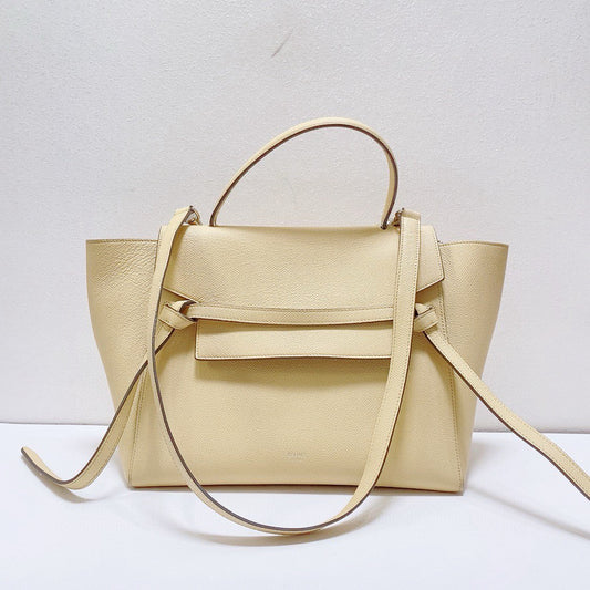 Celine - Belt Bag - Grained calfskin leather - Beige - (Mini)