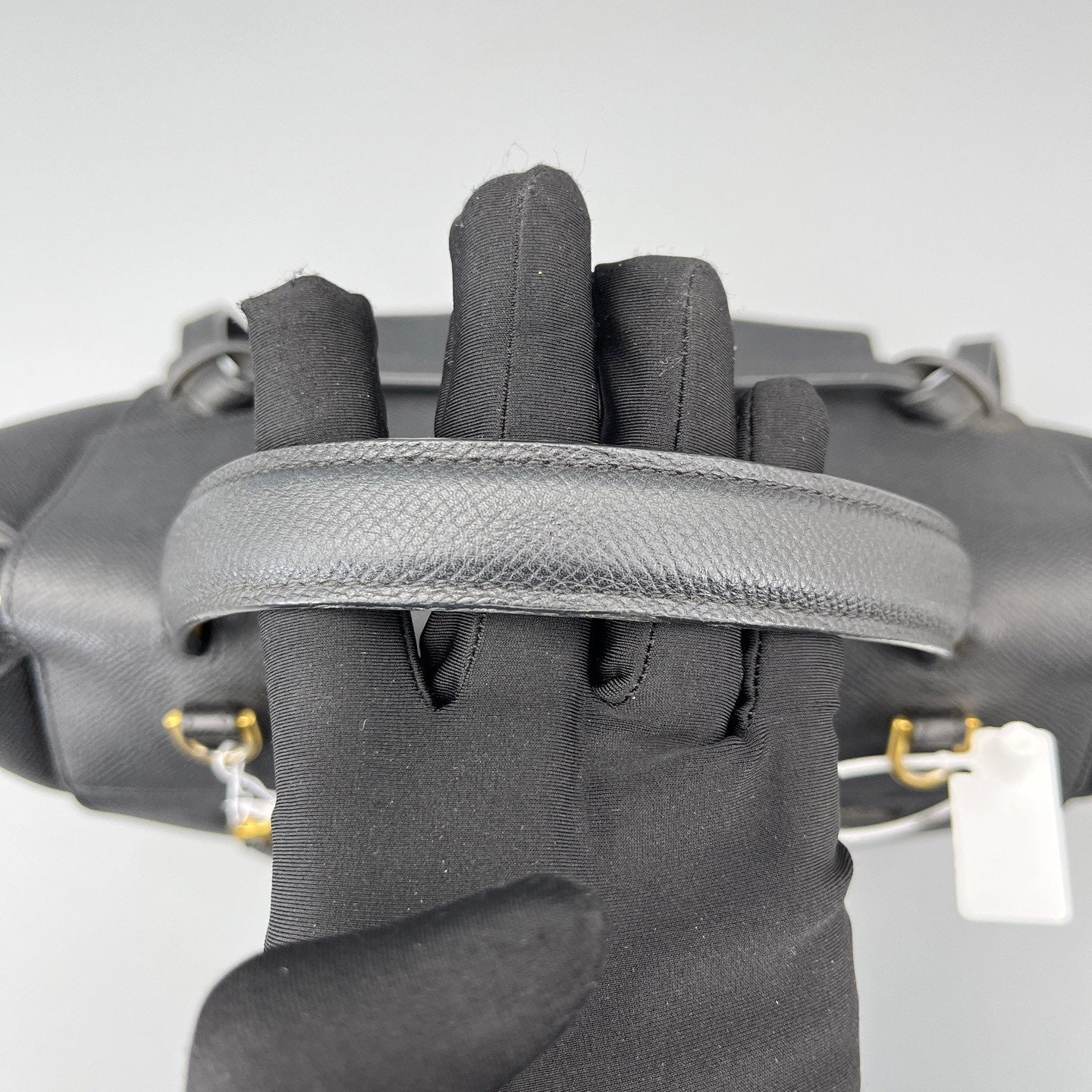 Celine - Belt Bag - Grained calfskin leather - Black - (Medium)