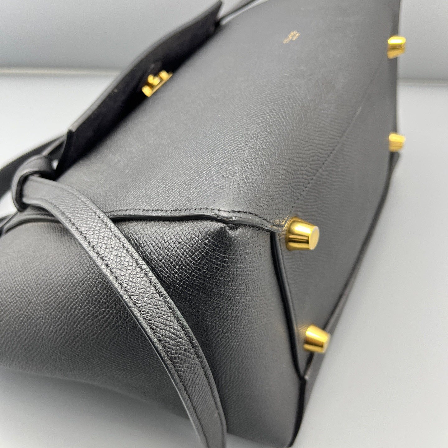 Celine - Belt Bag - Grained calfskin leather - Black - (Medium)