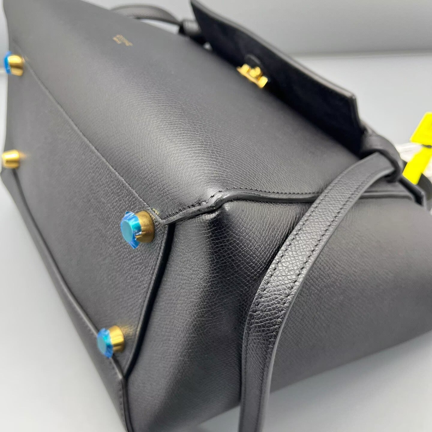 Celine - Belt Bag - Grained calfskin leather - Black - (Medium)