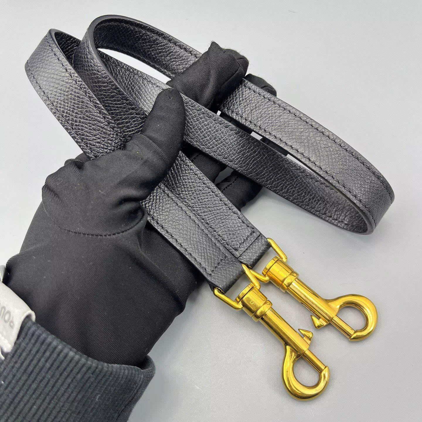 Celine - Belt Bag - Grained calfskin leather - Black - (Medium)