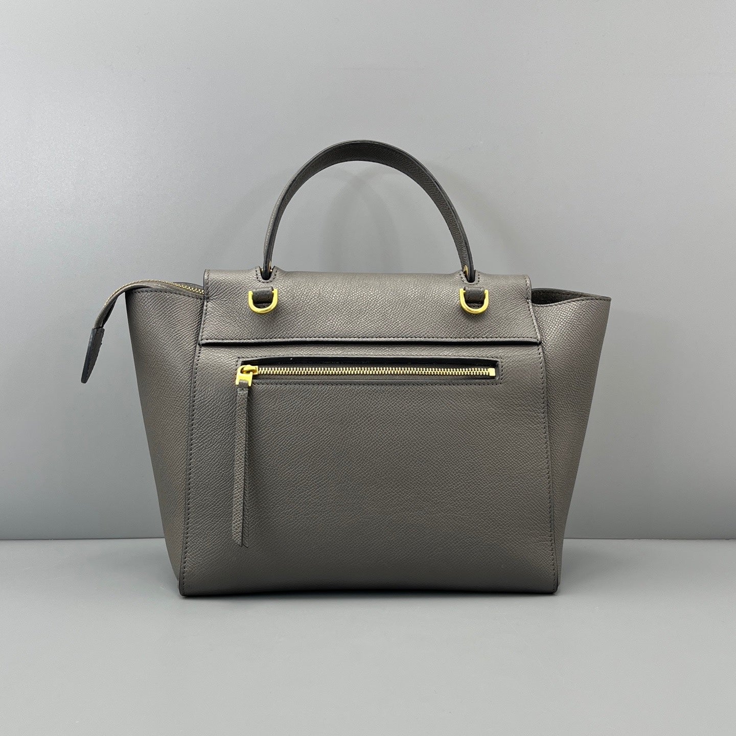 Celine - Belt Bag - Grained calfskin leather - Grey - (Small)