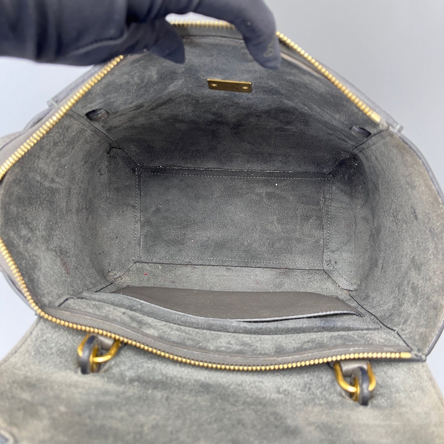 Celine - Belt Bag - Grained calfskin leather - Grey - (Small)