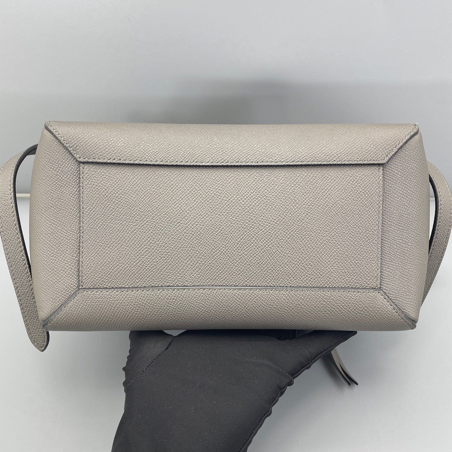 Celine - Belt Bag - Grained calfskin leather - Grey with Gold-Tone Hardware - (small)