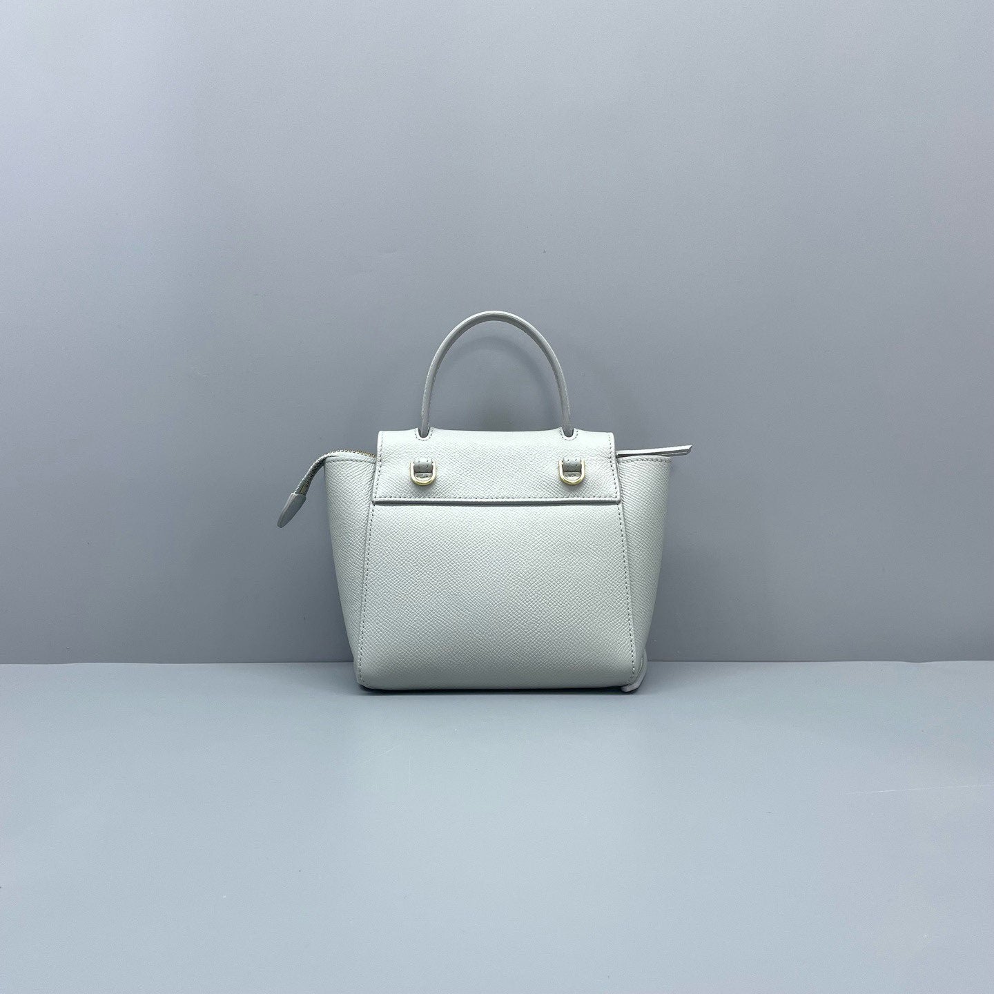 Celine - Belt Bag - Grained leather - Blue-grey - (mini)