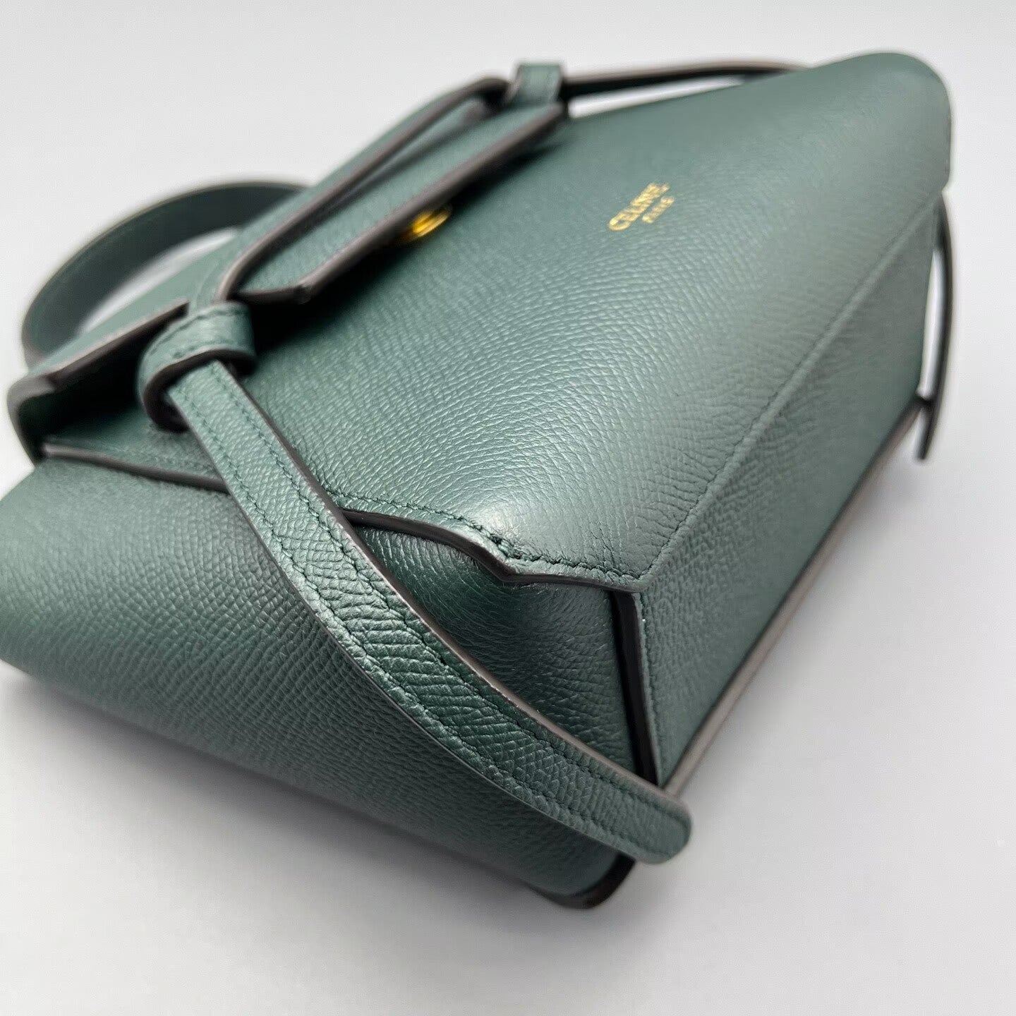 Celine - Belt Bag - Grained leather - Dark Green - (mini)