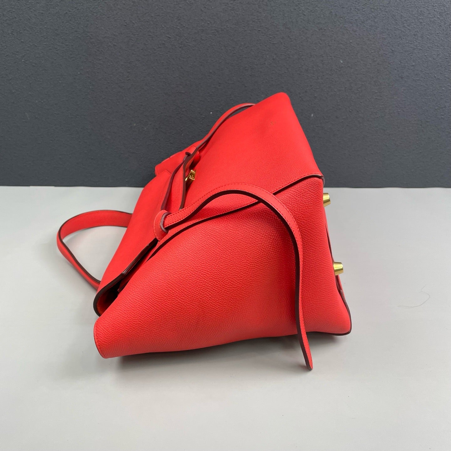 Celine - Belt Bag - Grained leather - Orange-red - (large)