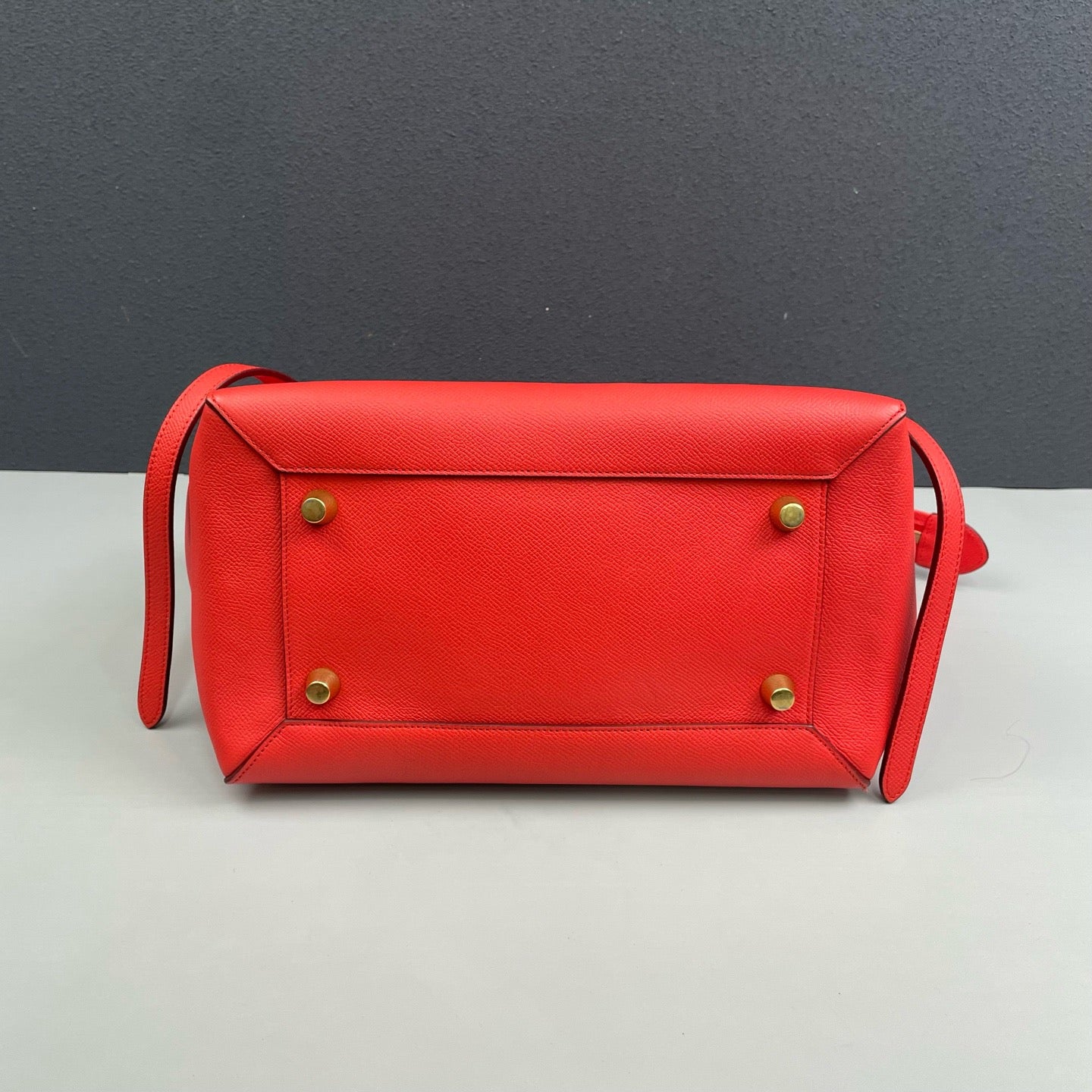 Celine - Belt Bag - Grained leather - Orange-red - (large)