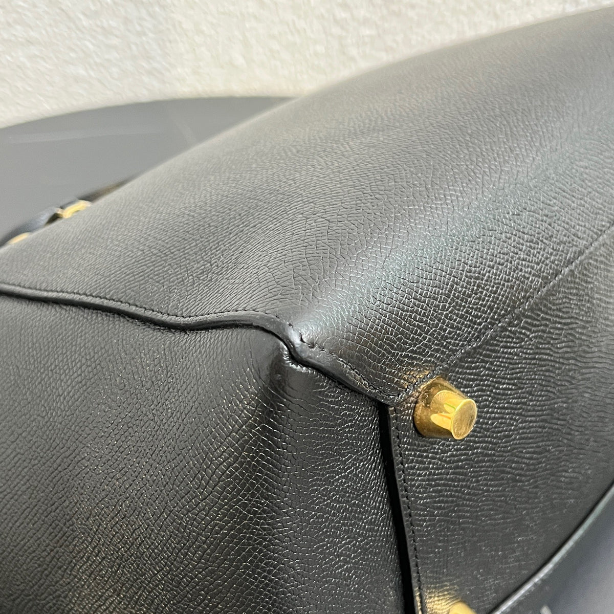 Celine - Belt Bag Large - Leather - Black - (large)