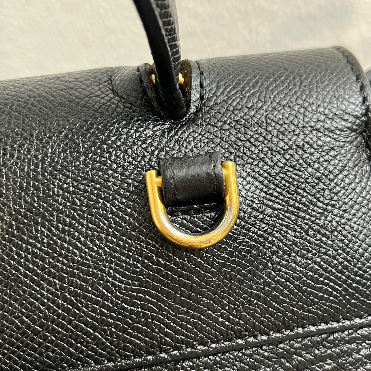 Celine - Belt Bag Large - Leather - Black - (large)