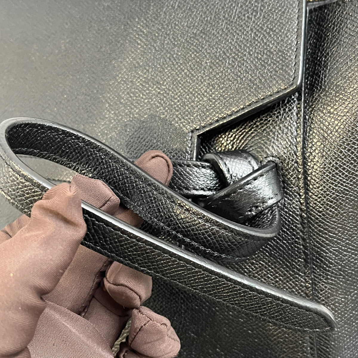 Celine - Belt Bag Large - Leather - Black - (large)