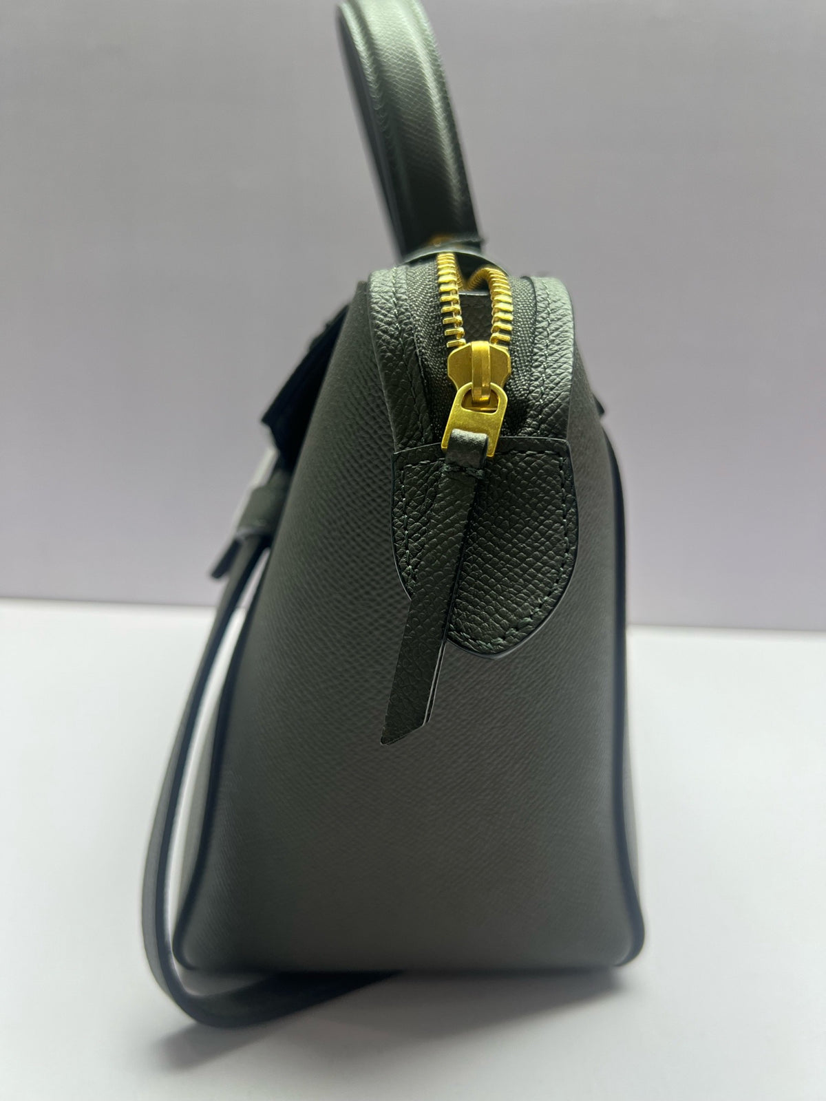 Celine - Belt Bag Large - Leather - Grey - (large)