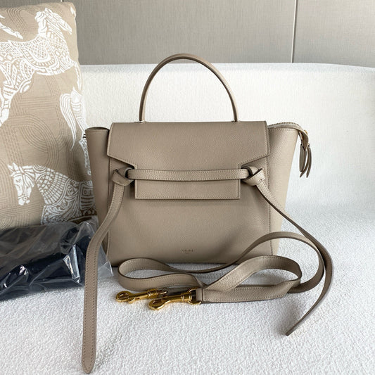 Celine - Belt bag - Leather - Beige - (mini)