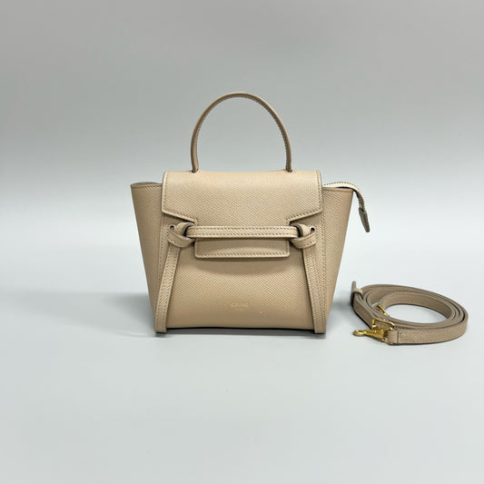 Celine - Belt Bag - Leather - Beige - (mini)