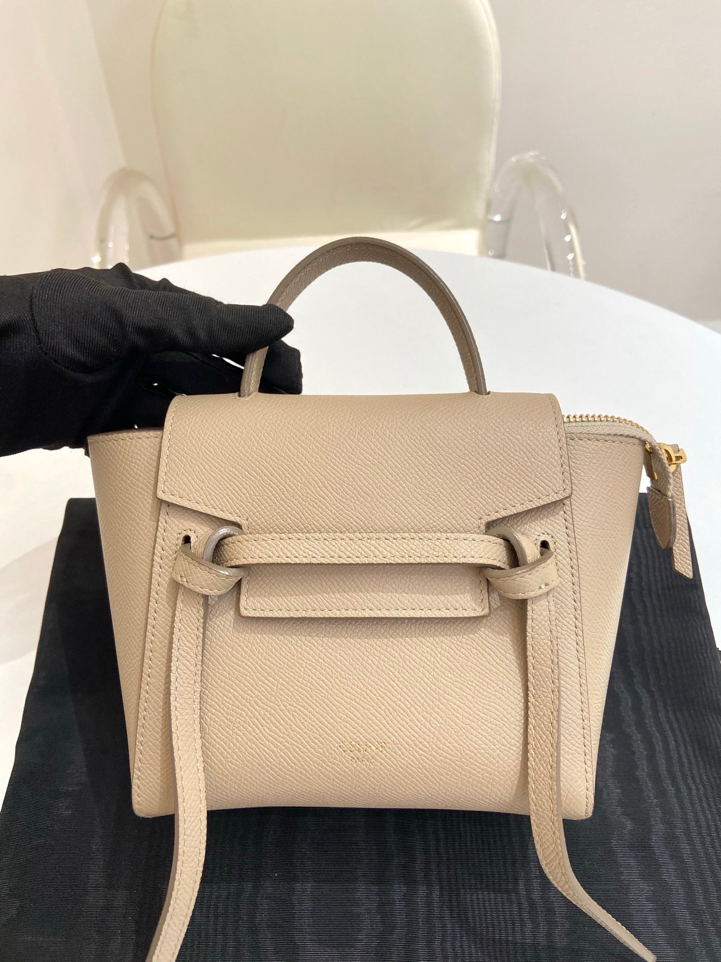 Celine - Belt Bag - Leather - Beige - (mini)