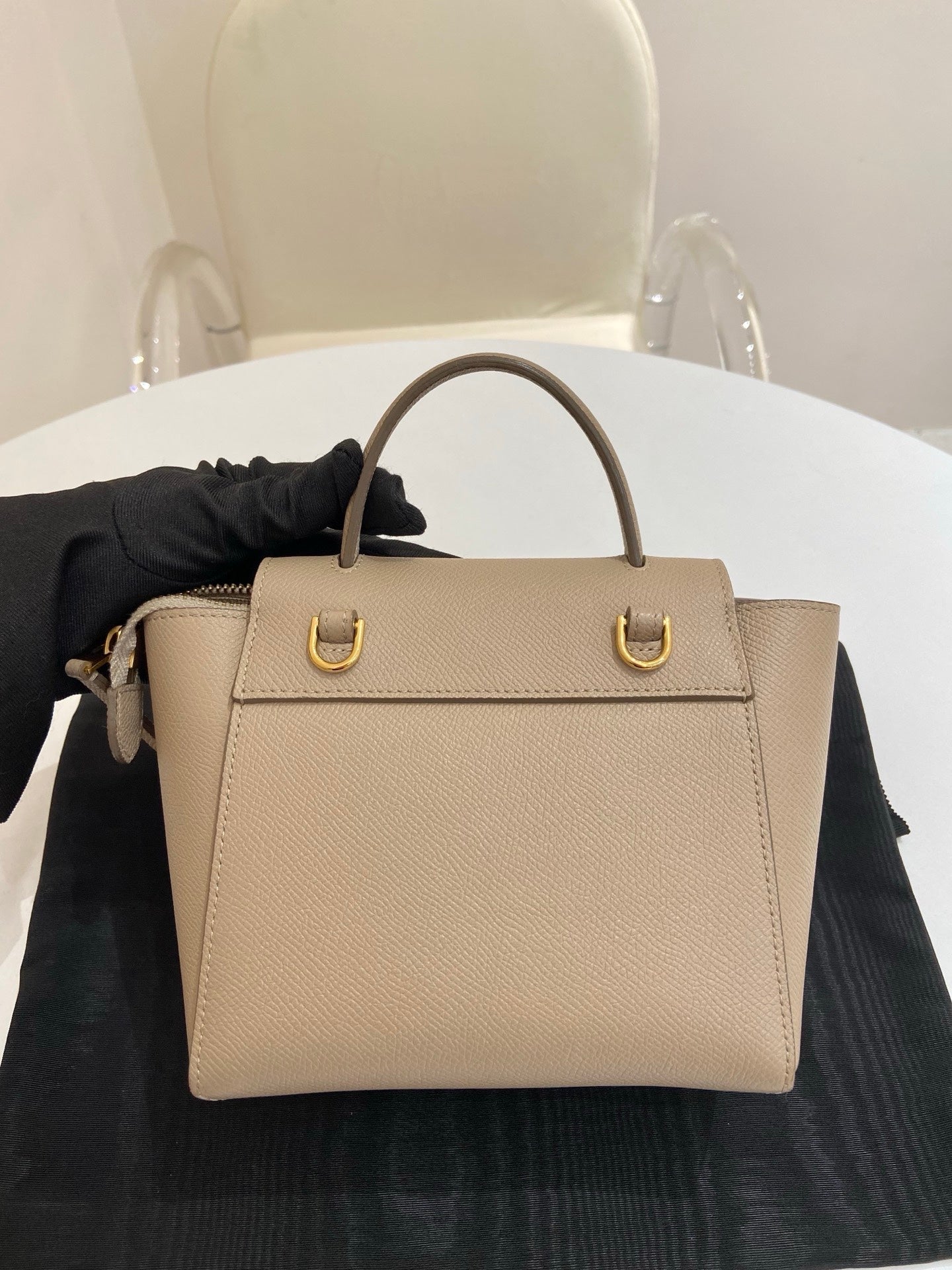 Celine - Belt Bag - Leather - Beige - (mini)