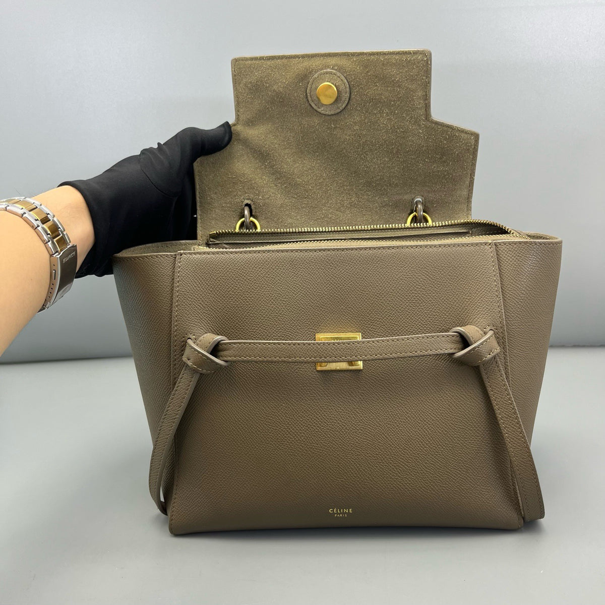 Celine - Belt Bag - Leather - Beige - (small)