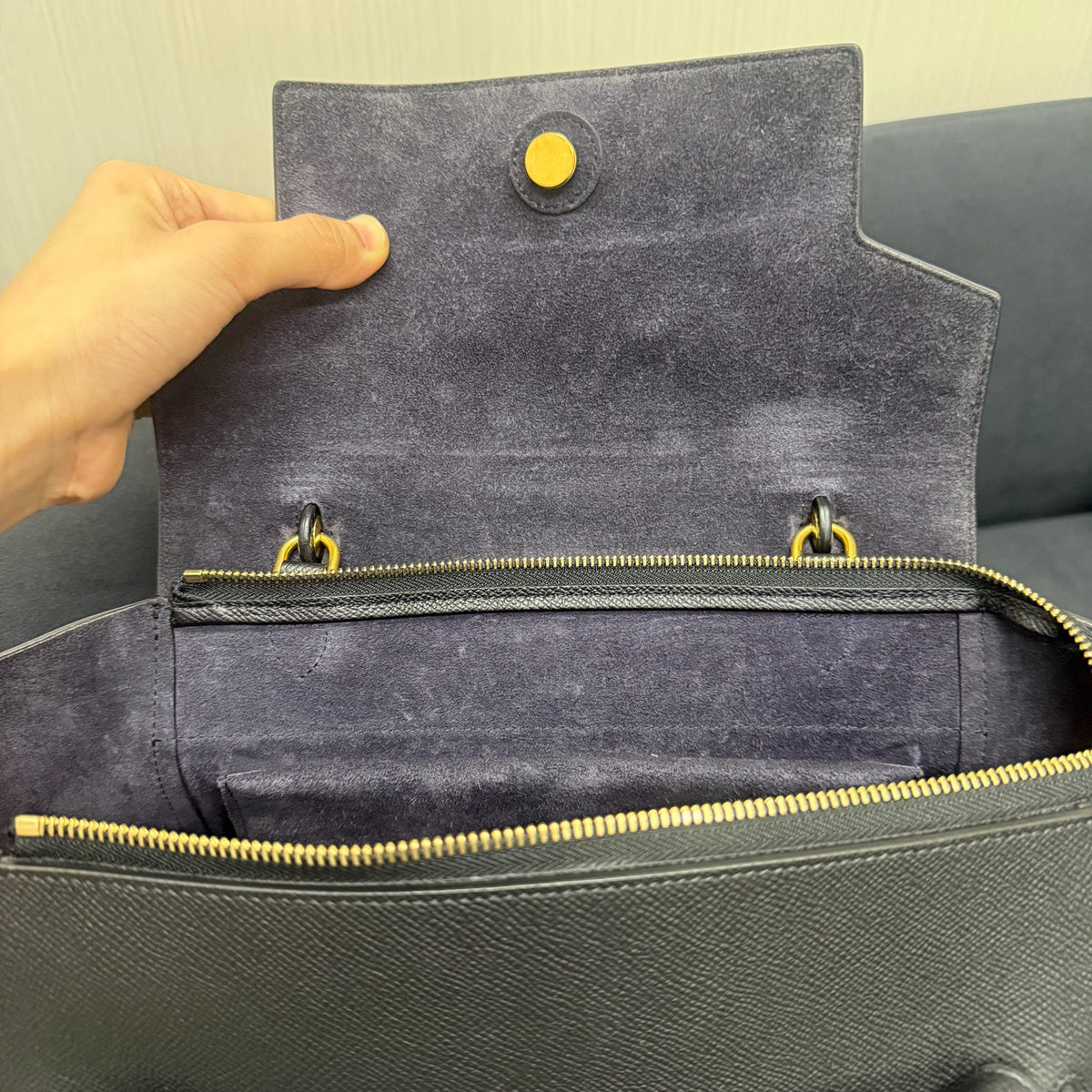 Celine - Belt Bag - Leather - Black