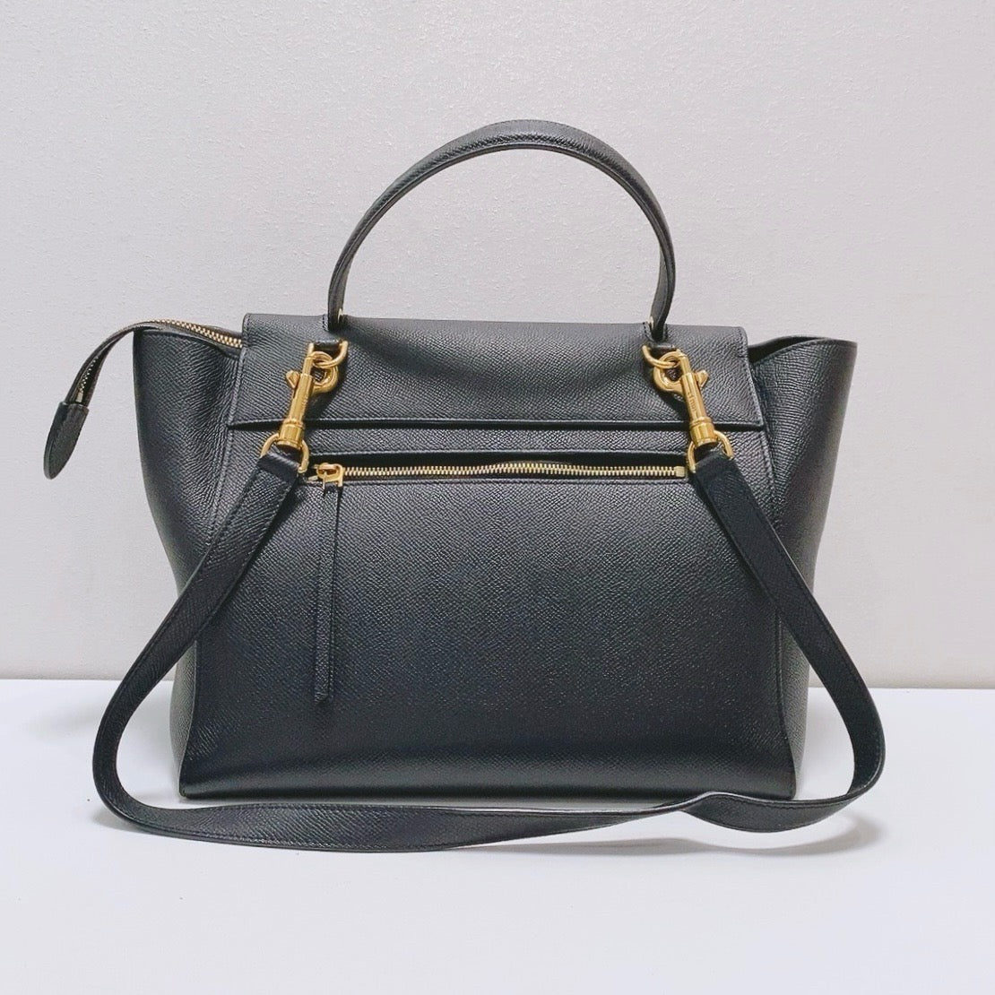 Celine - Belt Bag - Leather - Black - (Large)