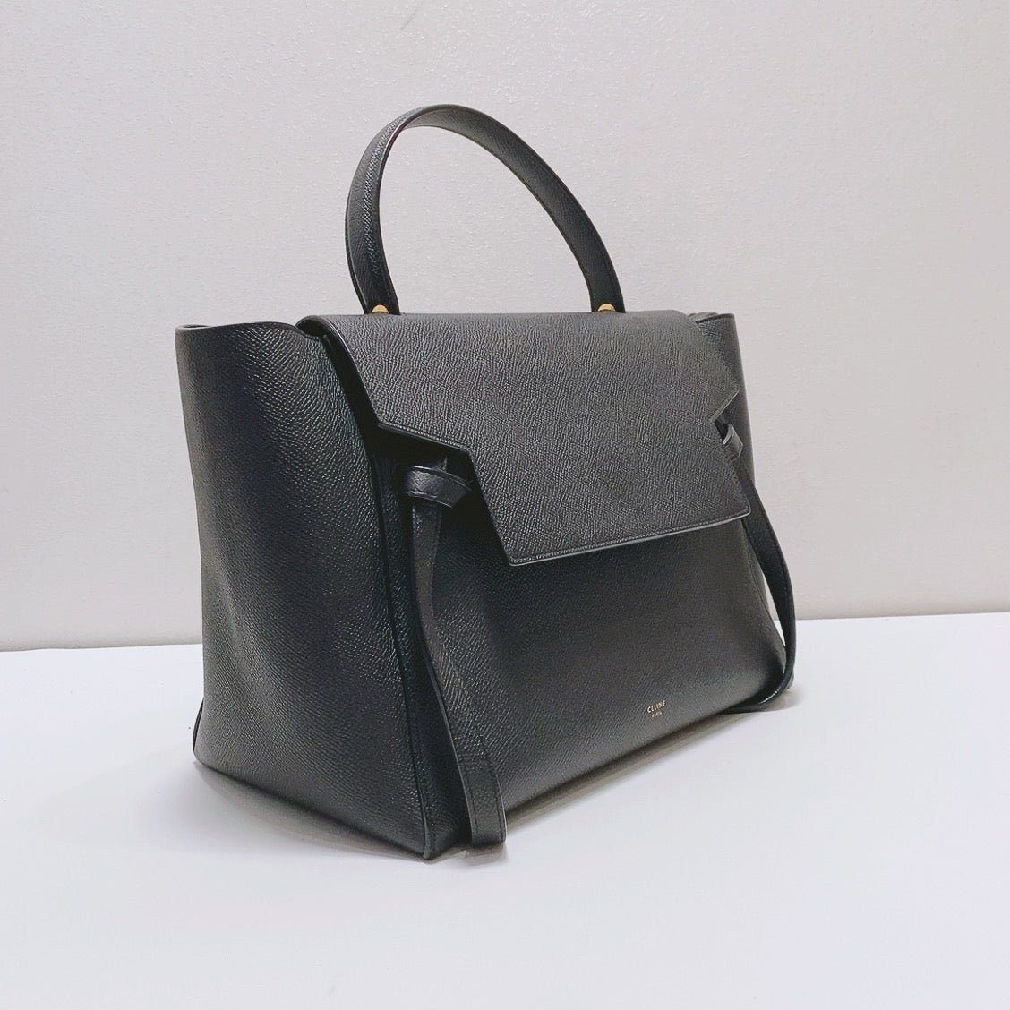 Celine - Belt Bag - Leather - Black - (Large)