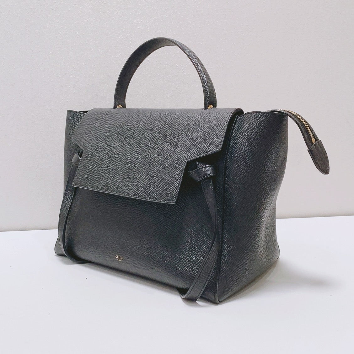 Celine - Belt Bag - Leather - Black - (Large)