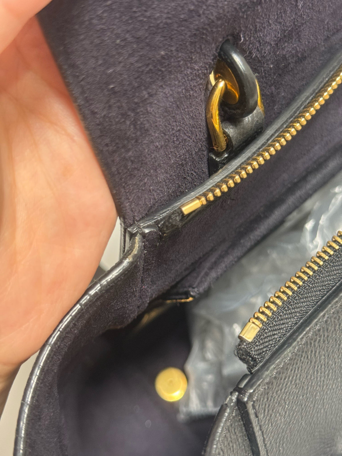 Celine - Belt Bag - Leather - Black - (Large)