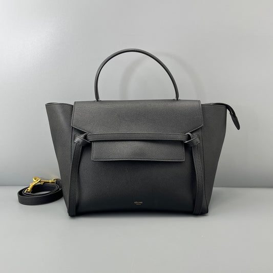 Celine - Belt Bag - Leather - Black - (Medium)
