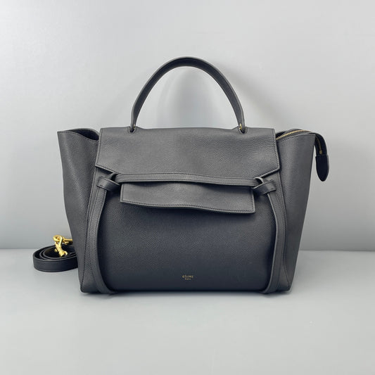 Celine - Belt Bag - Leather - Black - (medium)