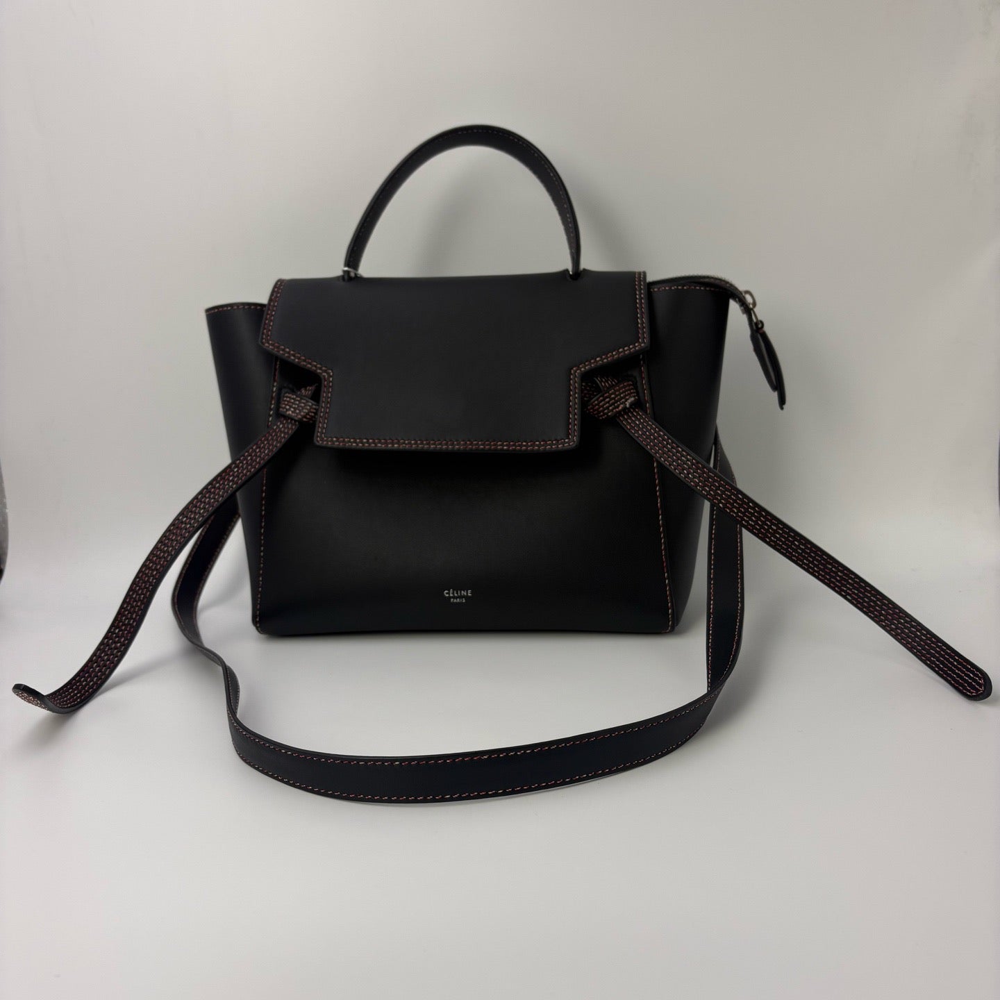 Celine - Belt Bag - Leather - Black - (medium)
