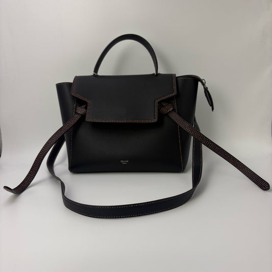 Celine - Belt Bag - Leather - Black - (medium)