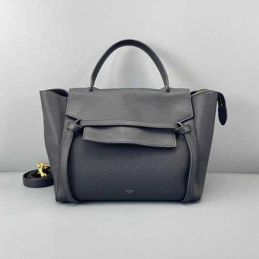 Celine - Belt Bag - Leather - Black - (medium)