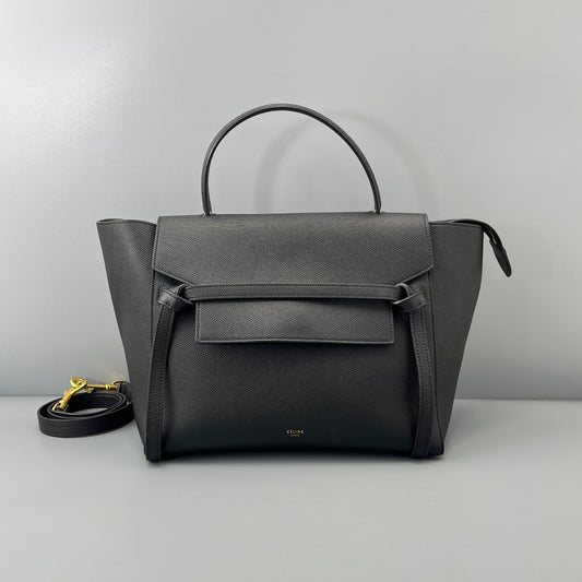 Celine - Belt Bag - Leather - Black - (Medium)