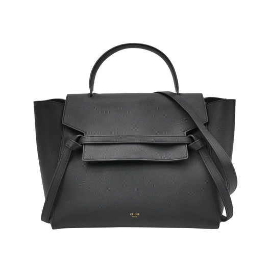 Celine - Belt Bag - Leather - Black - (medium)