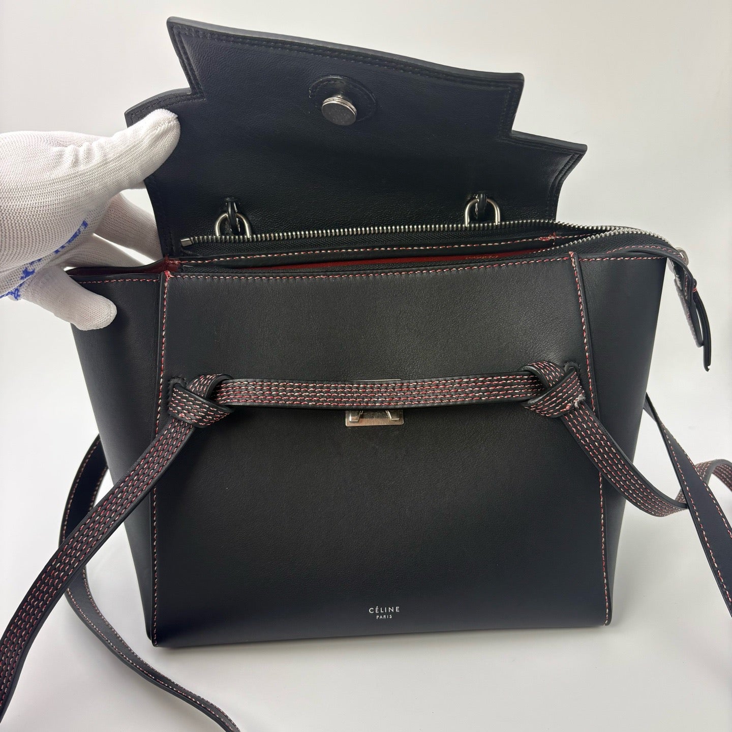 Celine - Belt Bag - Leather - Black - (medium)