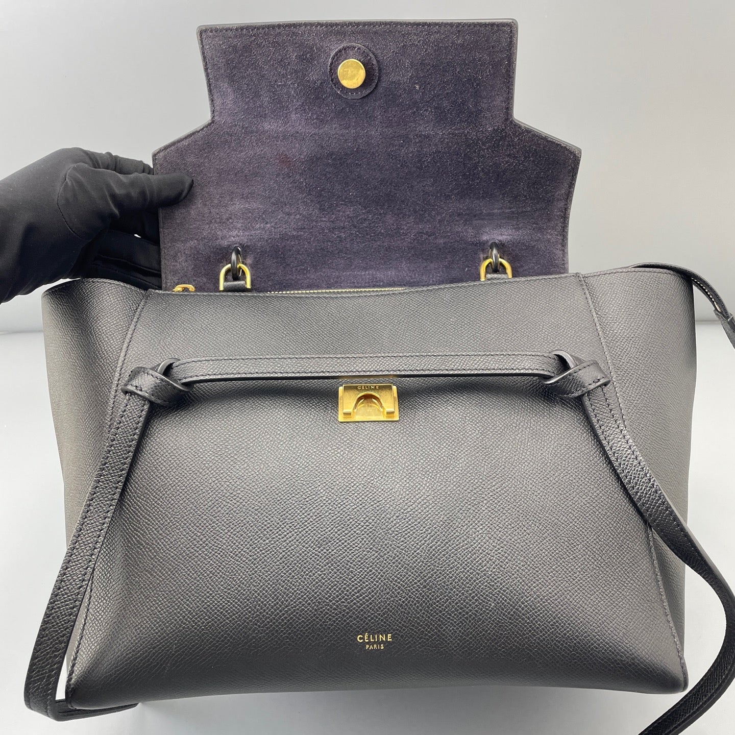 Celine - Belt Bag - Leather - Black - (Medium)