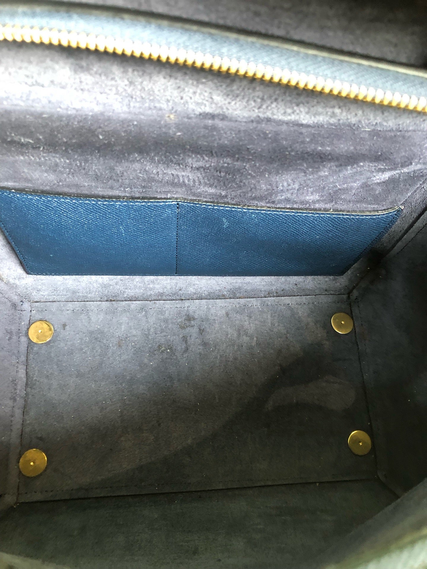 Celine - Belt Bag - Leather - Blue - (medium)