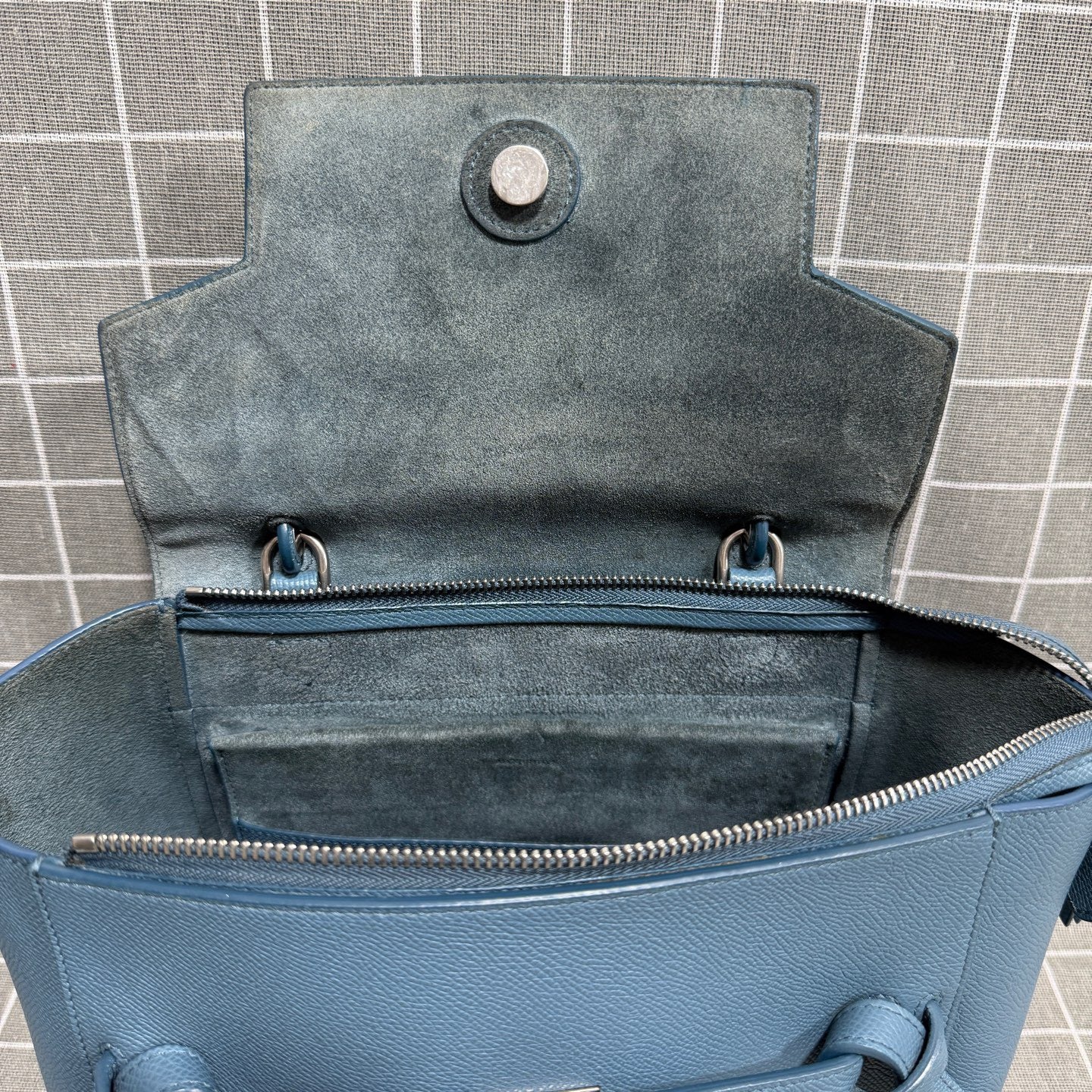 Celine - Belt Bag - Leather - Blue - (medium)