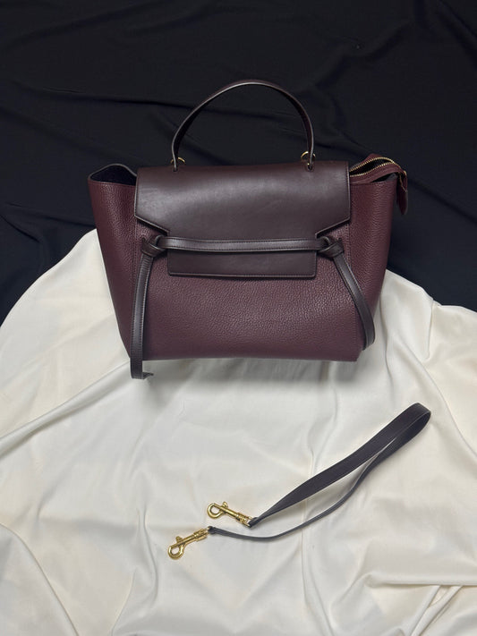 Celine - Belt Bag - Leather - Burgundy