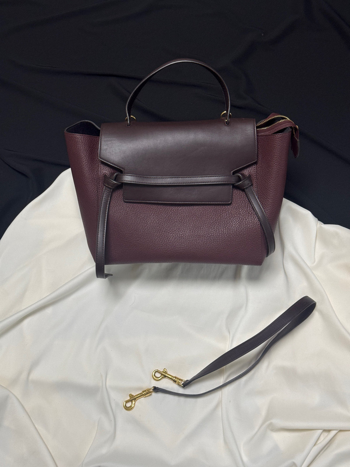 Celine - Belt Bag - Leather - Burgundy