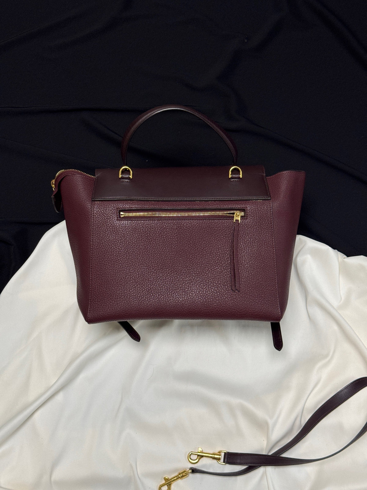 Celine - Belt Bag - Leather - Burgundy