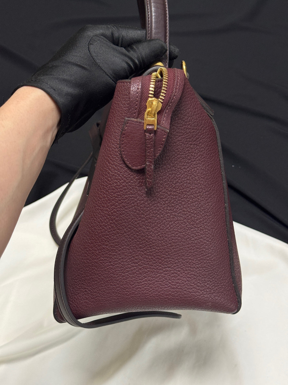 Celine - Belt Bag - Leather - Burgundy