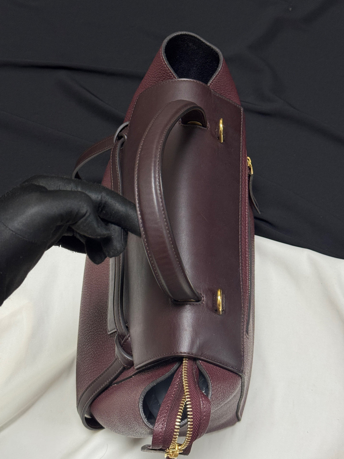 Celine - Belt Bag - Leather - Burgundy