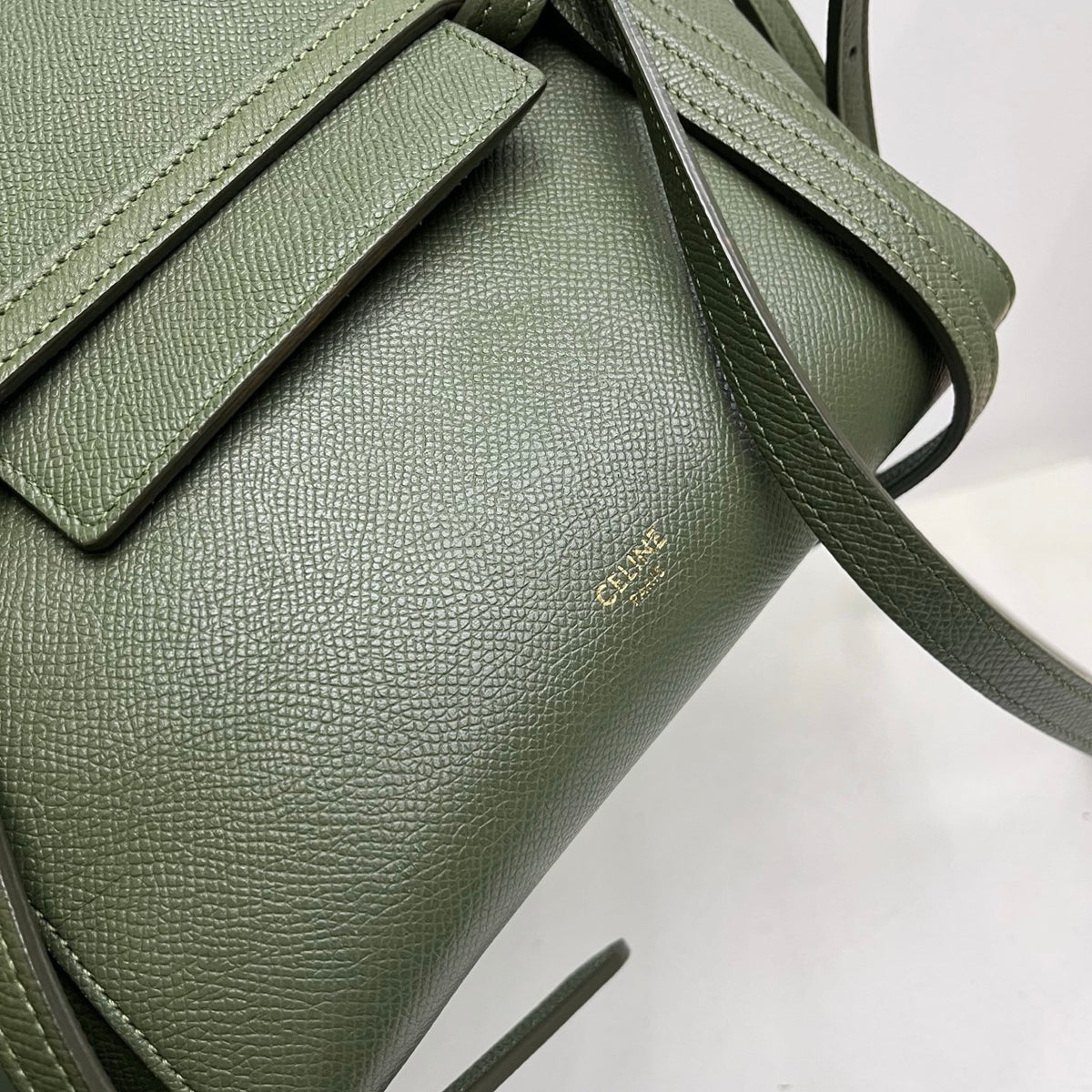 Celine - Belt Bag - Leather - Green