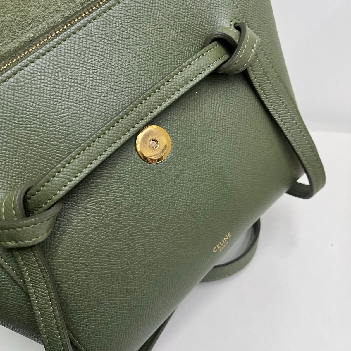 Celine - Belt Bag - Leather - Green