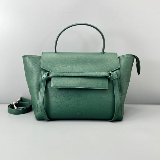 Celine - Belt Bag - Leather - Green - (medium)