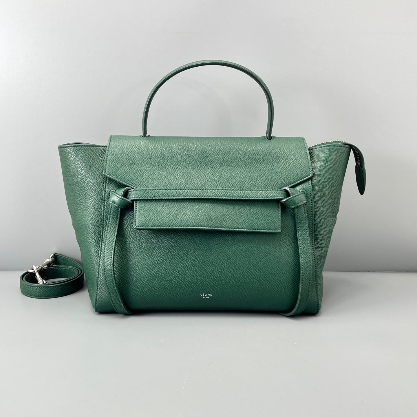 Celine - Belt Bag - Leather - Green - (medium)